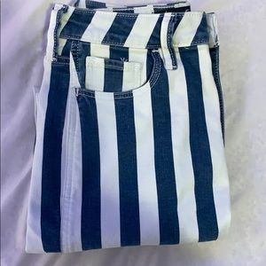 Striped jeans